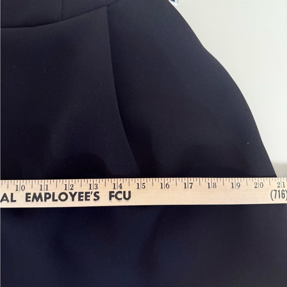 NWT Nadine Merabi Cindy Flower Detail Cocktail Minidress Women's Sz Small Black - Picture 16 of 16